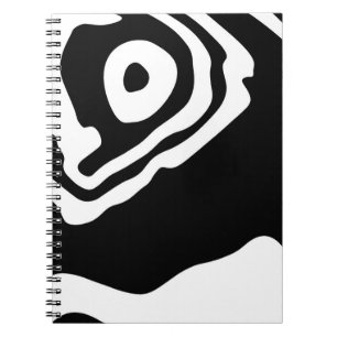 Carnet Into Deep : Abstrait noir & blanc