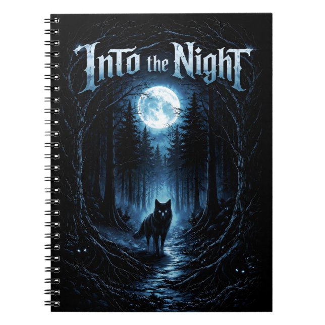 Carnet Into the Night — Moonlit Forest (Devant)