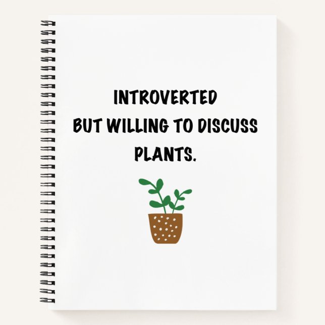 Carnet Introduction et plante (Devant)