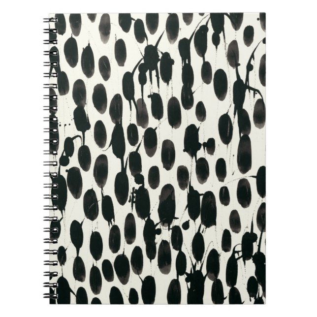 Carnet Invariable I | Aquarelle noire (Devant)