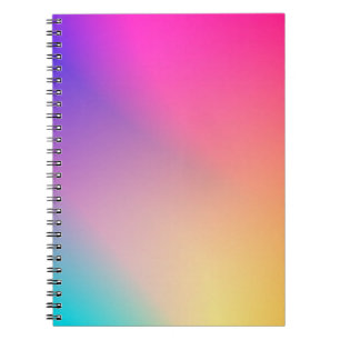Carnet Iridescent Neon Hot Pink Photography Rainbow Cool
