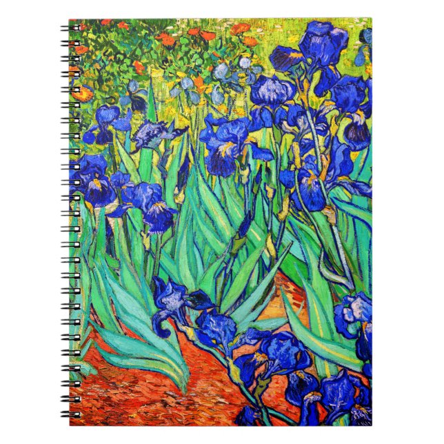 Carnet Irises par Vincent Van Gogh (Devant)