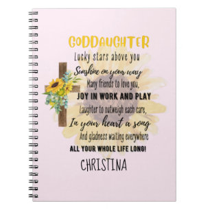 Carnet Irish Blessing For GODDAUGHTER - Cadeau Personnali
