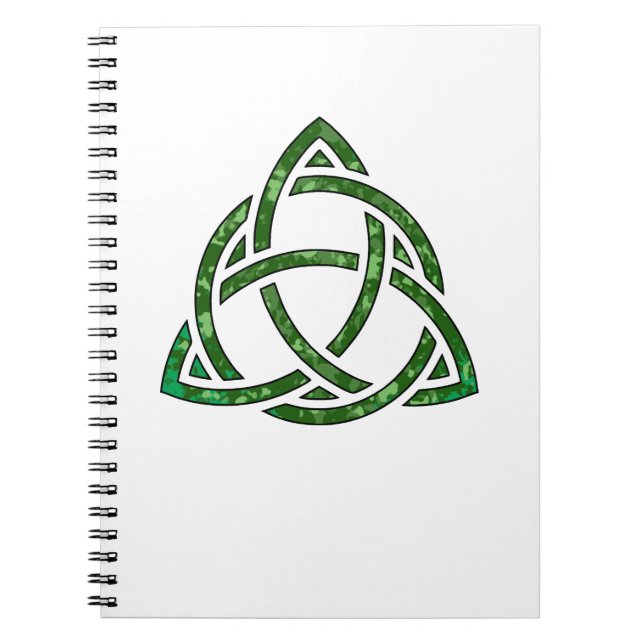 Carnet irish trifecta vert (Devant)