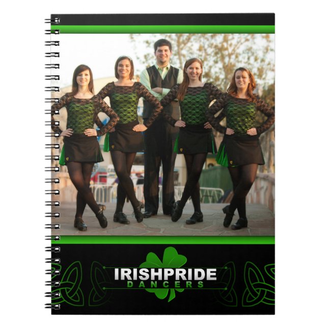 Carnet irlandais de danseurs de fierté (Devant)