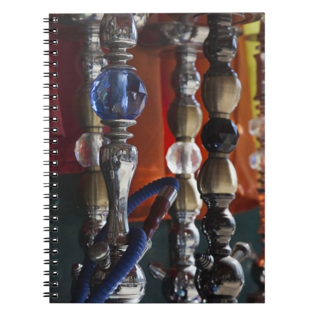 Carnet Israël, Tel Aviv, Jaffa, tuyaux d'eau de sheesha (Devant)