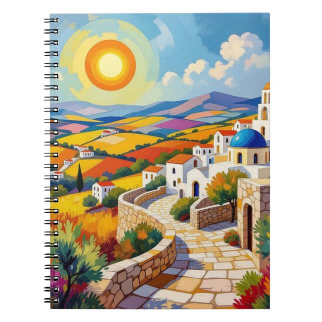 Carnet Israeli Landscape Notebook – Colorful & Inspiring  (Devant)