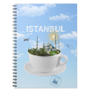 Carnet Istanbul dans un Teacup - Skyline - Cadeau turc