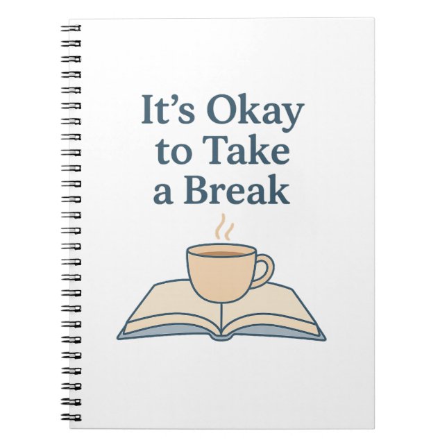 Carnet It’s Okay to Take a Break (Devant)