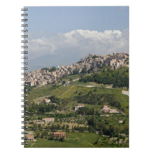 Carnet Italie, Sicile, Enna, Calascibetta, Matin View