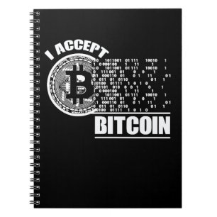 Carnet J'Accepte Bitcoin Crypto