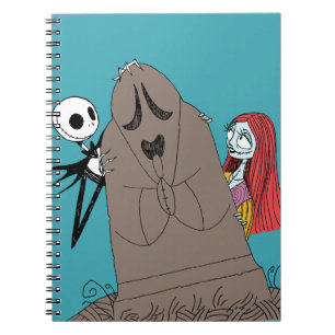 Carnet Jack et Sally se cachent derrière Tombstone