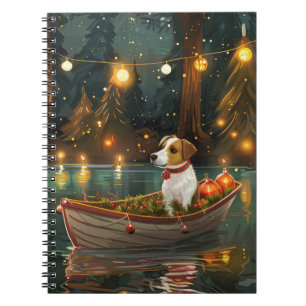 Carnet Jack Russell Christmas Festive Voyage