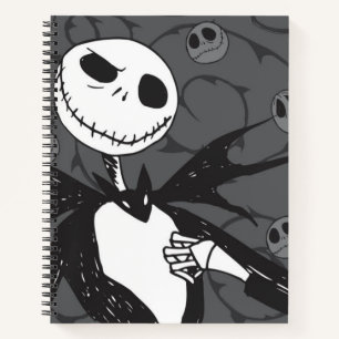 Carnet Jack Skellington   Arrière - plan de Skellington