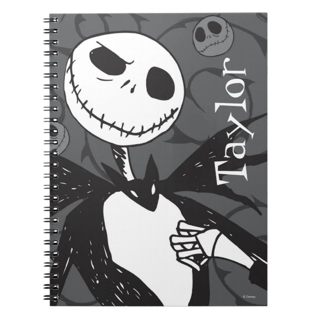 Carnet Jack Skellington | Arrière - plan de Skellington (Devant)