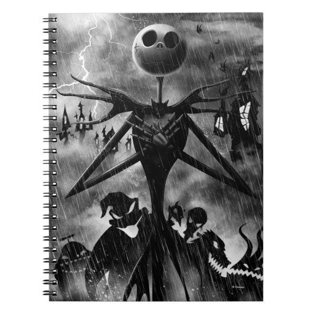 Carnet Jack Skellington | Charme de ghostlike (Devant)