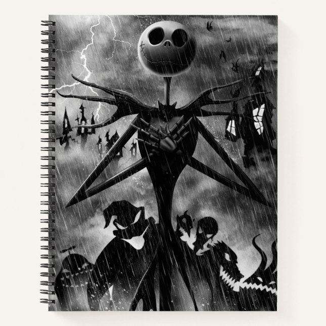 Carnet Jack Skellington | Charme de ghostlike (Devant)
