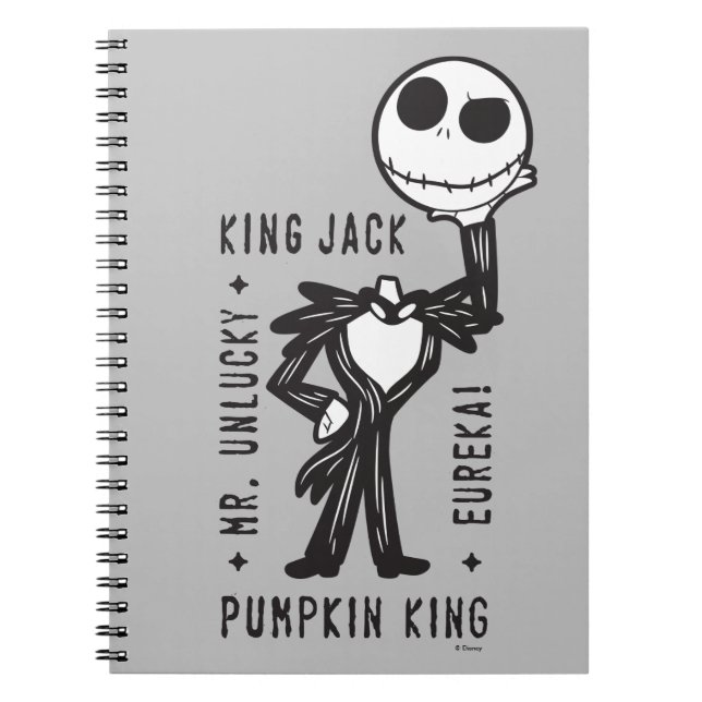 Carnet Jack Skellington | M. Unchance (Devant)