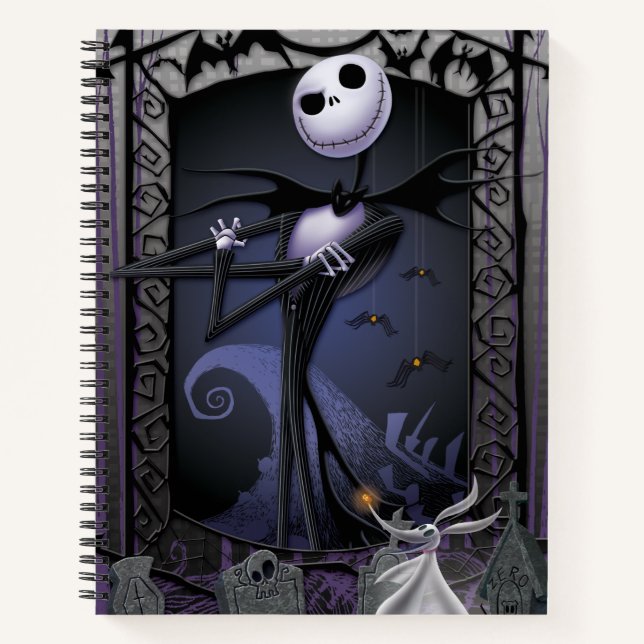 Carnet Jack Skellington | Roi d'Halloweentown (Devant)