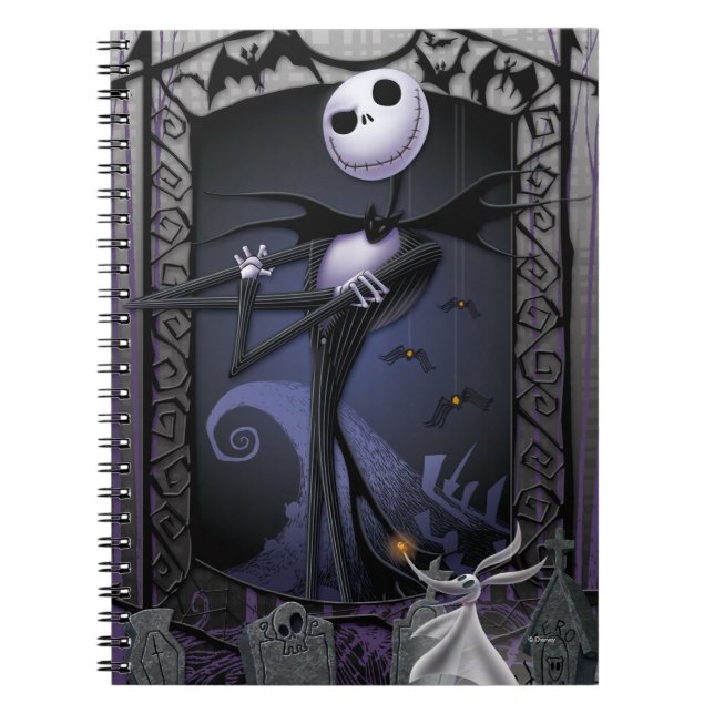 Carnet Jack Skellington | Roi d'Halloweentown (Devant)