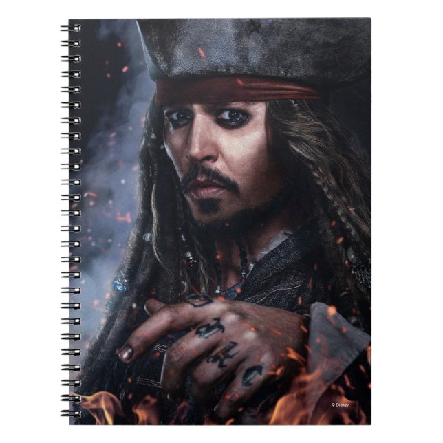 Carnet Jack Sparrow - Pirate légendaire (Devant)