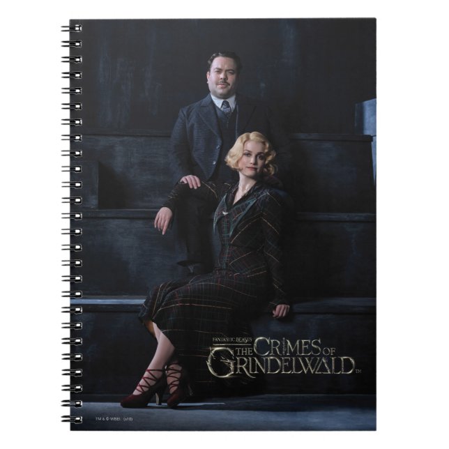 Carnet JACOB KOWALSKI™ Et QUEENIE GOLDSTEIN™ Photo (Devant)