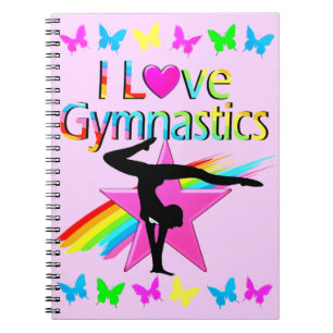CARNET J'ADORE GYMNASTICS RAINBOW GYMNAST DESIGN FILLE