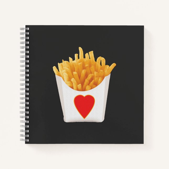 Carnet J'adore les frites (Devant)