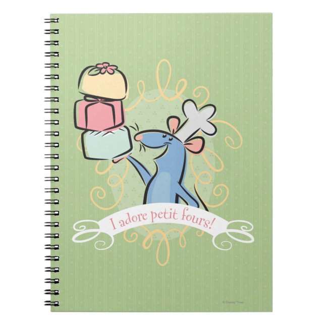 Carnet J'adore les petits fours ! (Devant)