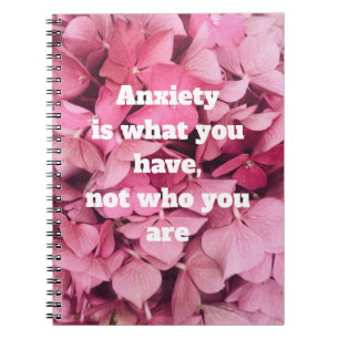 Carnet J'ai de l'anxiété