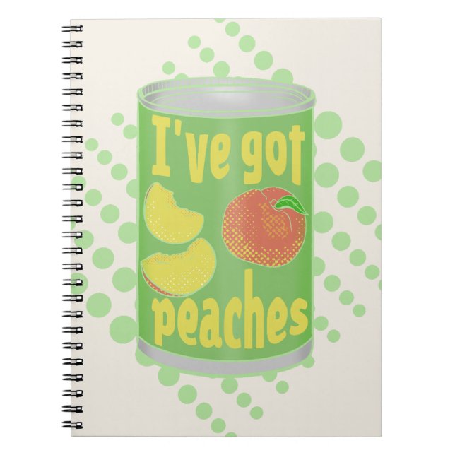 Carnet J'ai des pêches Tin de fruit (Devant)