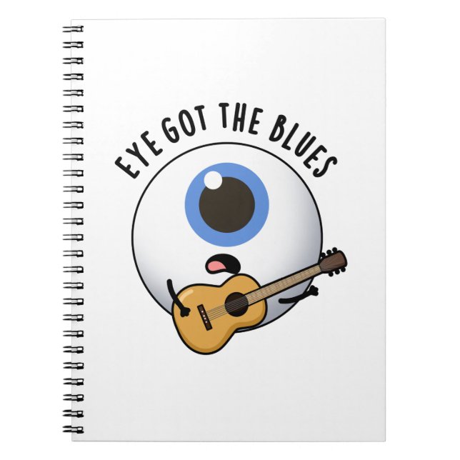 Carnet J'ai les Blues Drôle de Punition Musicale de l'œil (Devant)