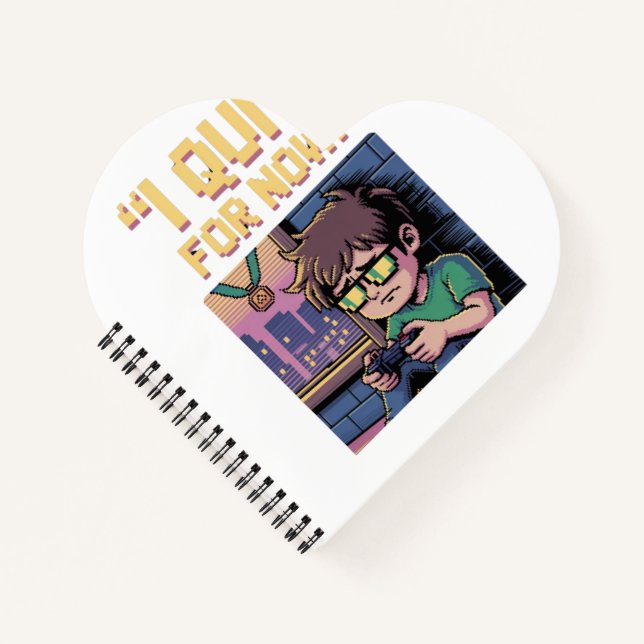 CARNET J'AI QUITTÉ. POUR L'INSTANT.' (Devant)