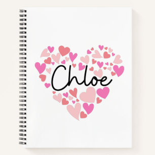 Carnet J'aime Chloe