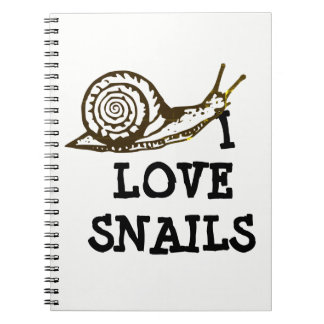 Carnet J'aime des escargots