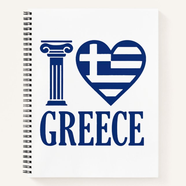 Carnet J'aime la Grèce (Devant)