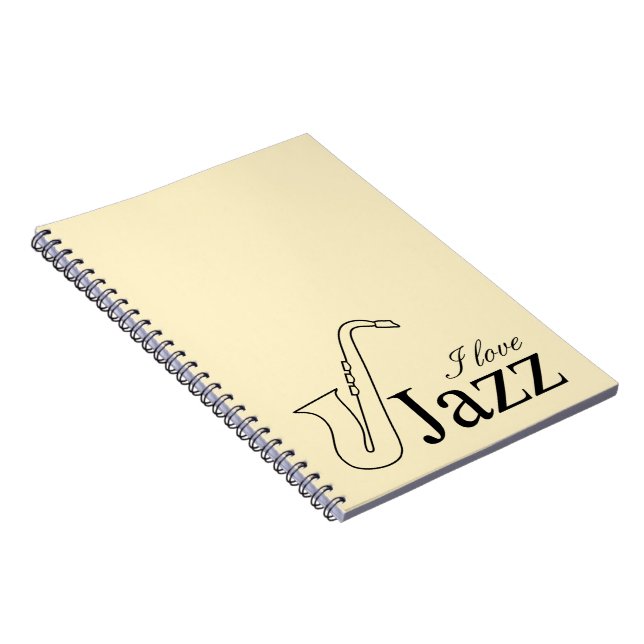 Carnet J'aime le jazz (Côté Droit)