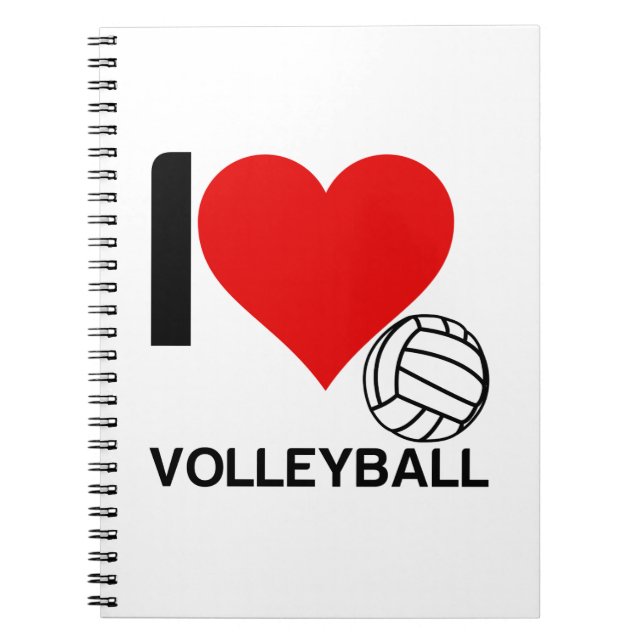 CARNET J'AIME LE VOLLEYBALL (Devant)