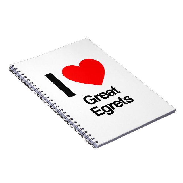 Carnet j'aime les grands aigrettes (Côté Droit)