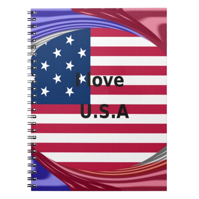 CARNET J'AIME LES USA (Devant)