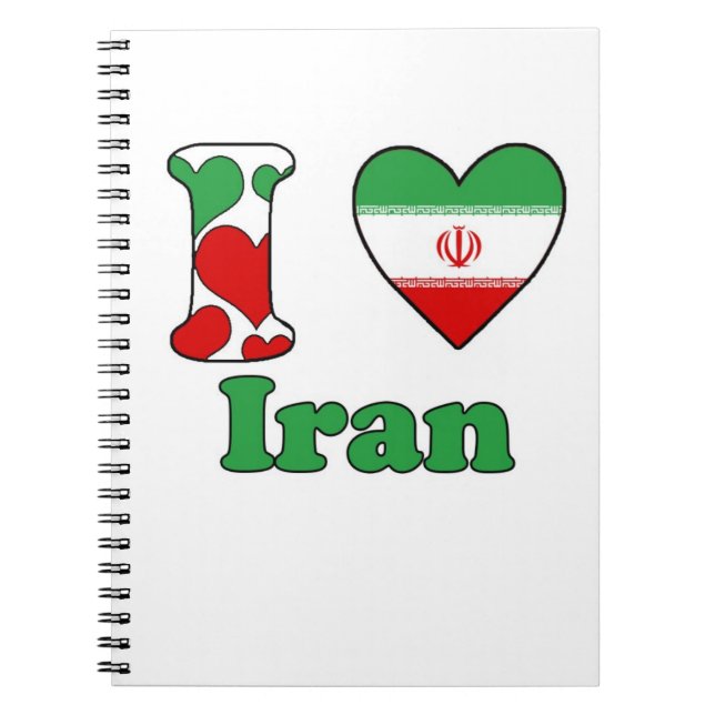 Carnet J'aime l'Iran (Devant)
