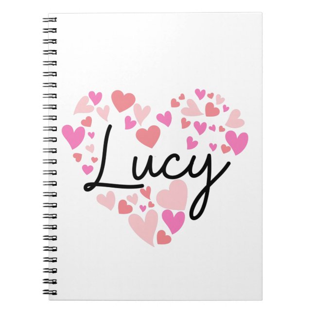 Carnet J'aime Lucy (Devant)