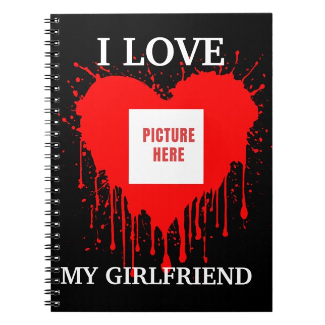 CARNET J'AIME MA PETITE AMIE DE LA JOURNÉE VALENTINES PER (Devant)