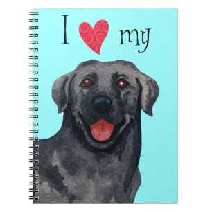 Carnet J'aime mon Black Lab