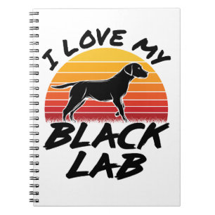 Carnet J'aime mon Black Lab Labrador Retriever