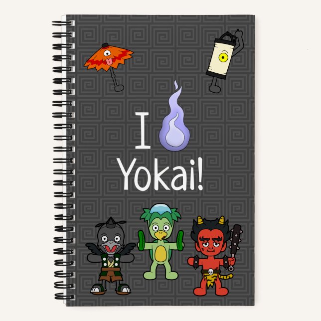 Carnet J'Aime Yokai ! Monstre japonais (Recto)