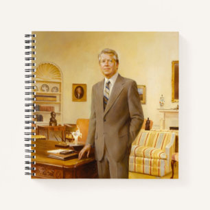 Carnet James Earl Carter peint le portrait du président a