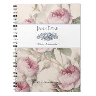 Carnet Jane Eyre - Lecteur Je L'Ai Marié - Doses Floral