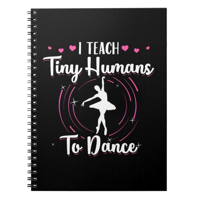 Carnet J'Apprends À Danser De Petits Humains (Devant)