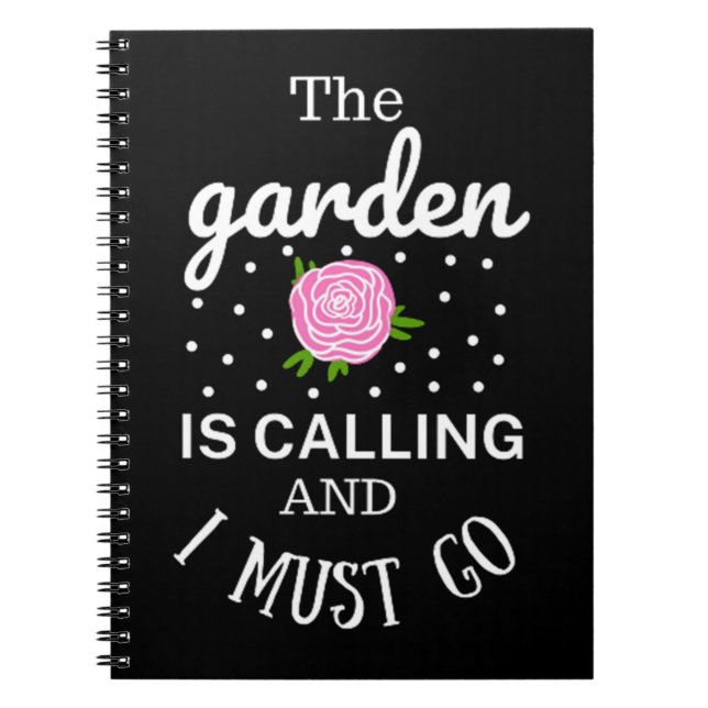 Carnet Jardin aux fleurs printanières (Devant)